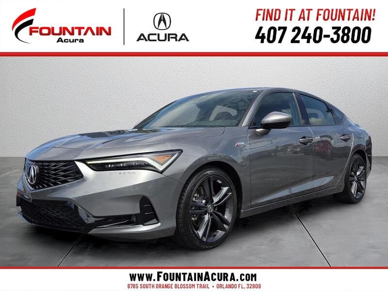 Certified Used 2024 Liquid Carbon Metallic Acura A-SPEC image 1