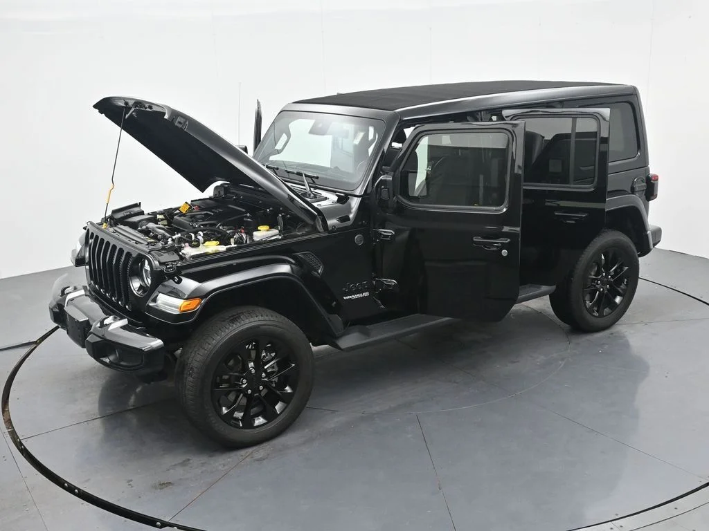 Used 2021 Black Jeep Unlimited Sahara High Altitude image 39