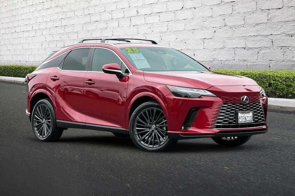 Used 2025 Red Lexus 350h Premium image 2
