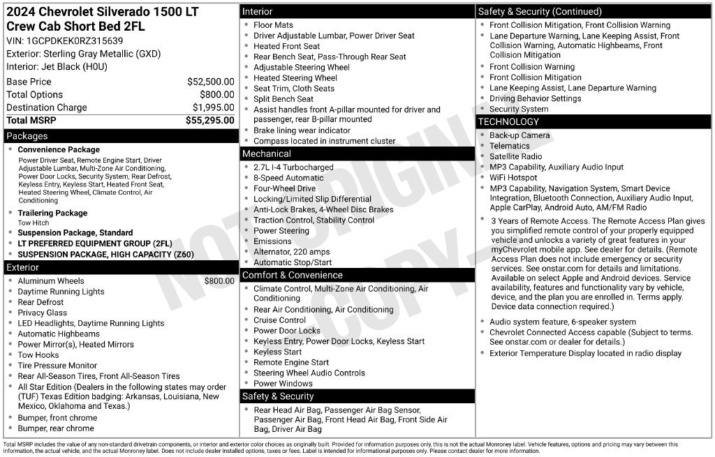 Used 2024 Gray Chevrolet LT image 25