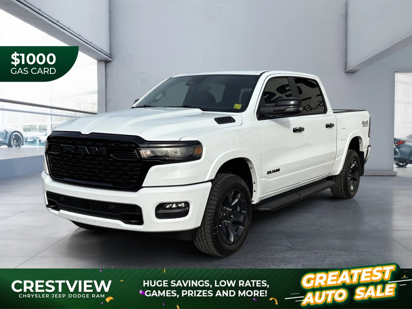 New 2027 Bright White Ram Big Horn image 1