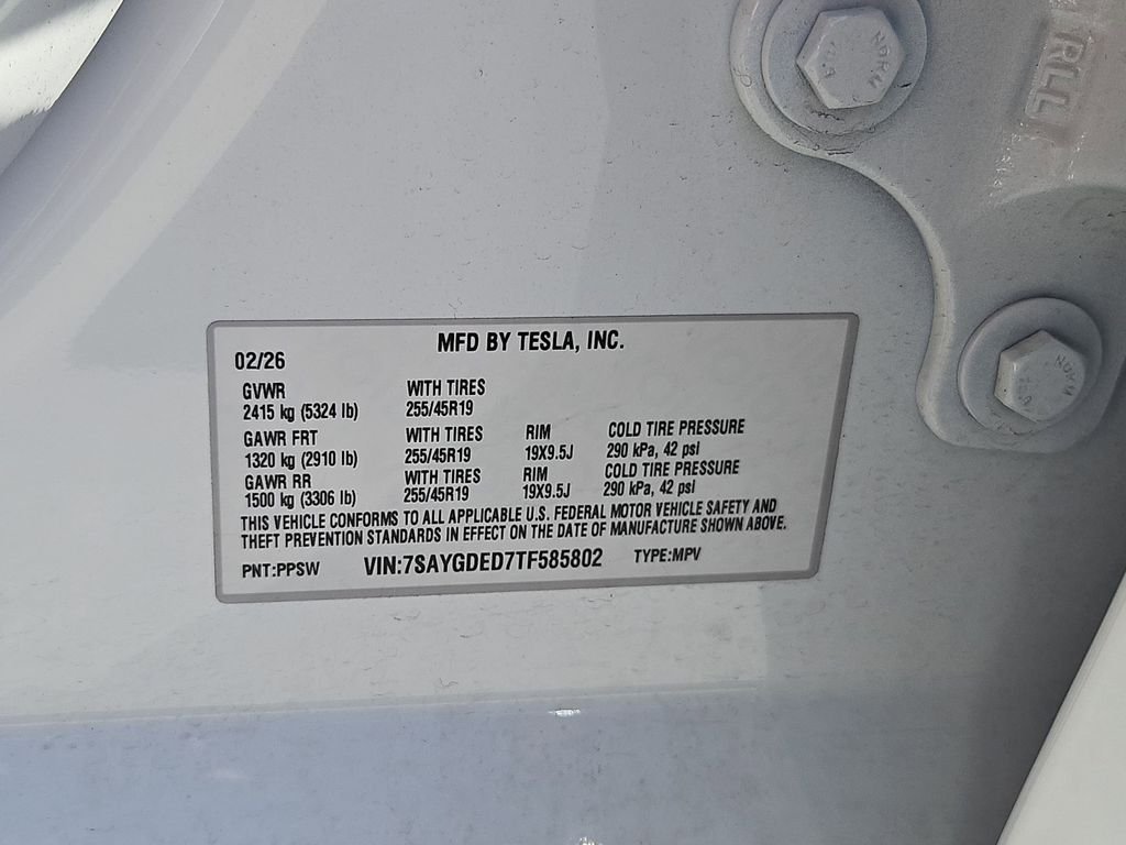 Used 2026 Pearl White Multi-Coat Tesla Premium image 32