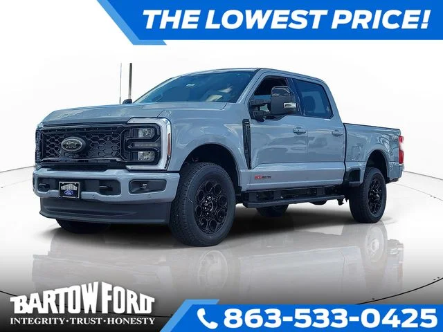 New 2026 Gray Metallic Ford Lariat image 1