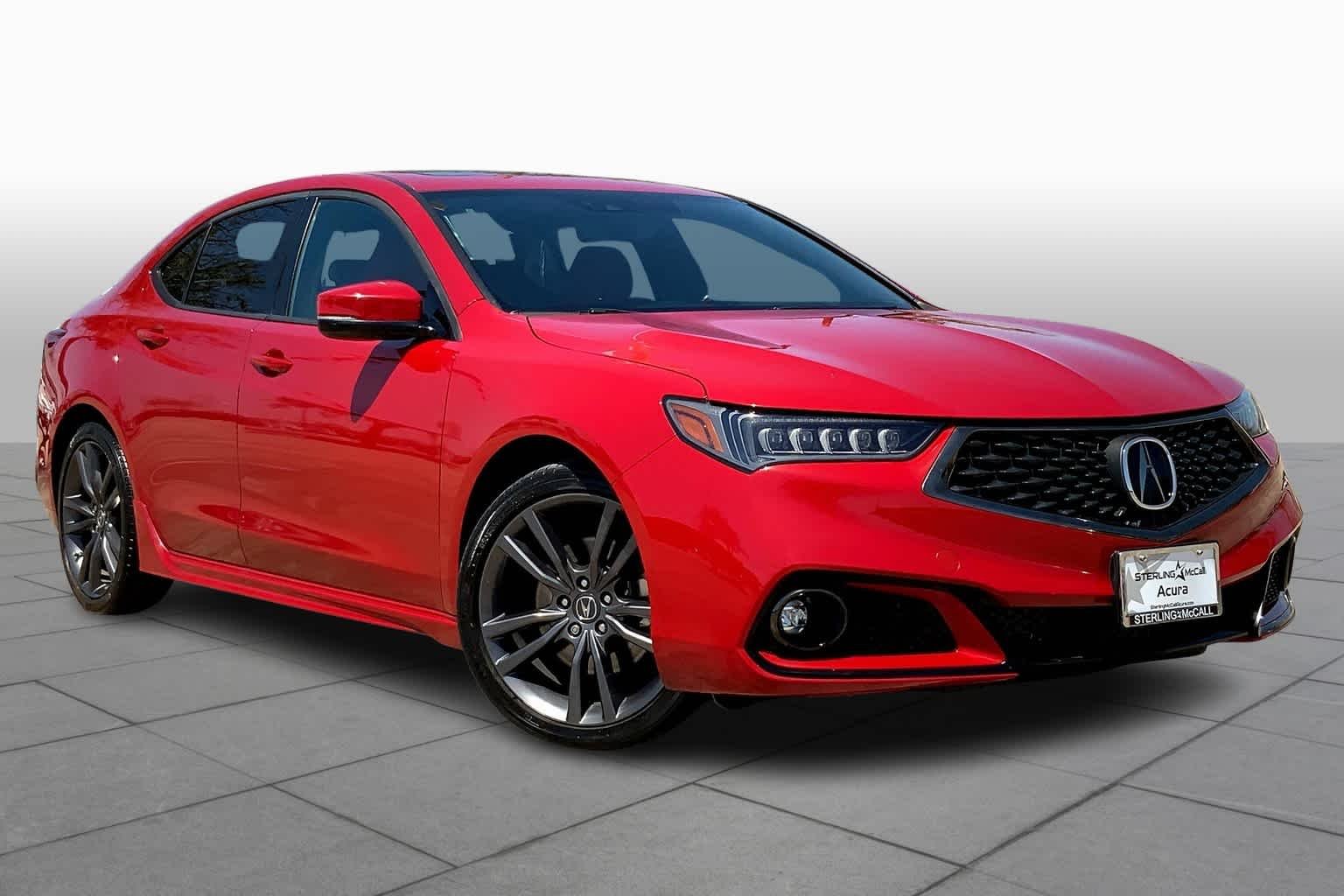 Used 2019 San Marino Red Acura w/A-Spec Pkg Red Leather image 2