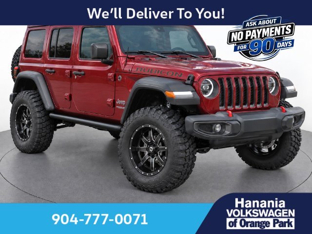Used 2022 Red Jeep Unlimited Rubicon image 2