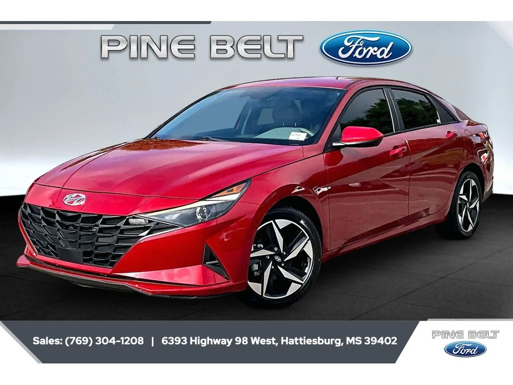 Used 2023 Scarlet Red Pearl Hyundai SEL image 10