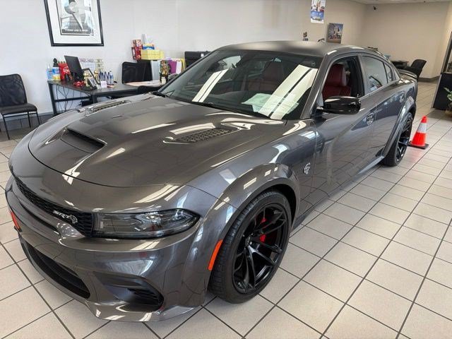 Used 2023 Granite Pearlcoat Dodge SRT Hellcat Widebody Jailbreak image 1