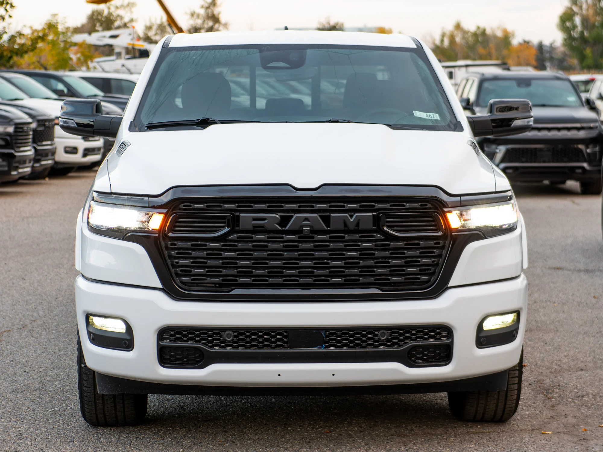 New 2026 White RAM Big Horn Night* Crew Cab 4x4, Heated Seats/Wheel, Alpine Audio, Level 2 Equip Group image 9