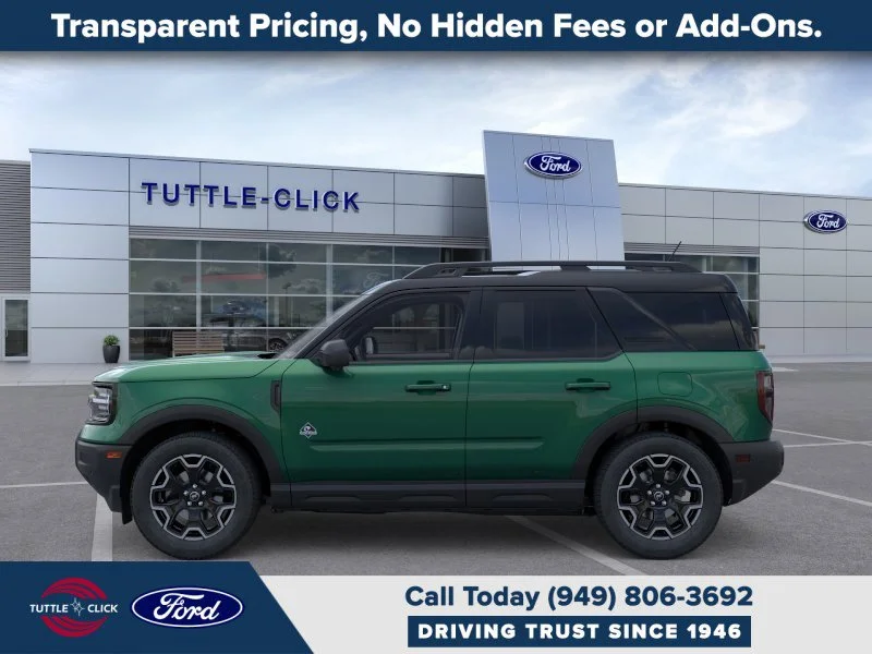 New 2025 Eruption Green Metallic Ford Outer Banks image 3