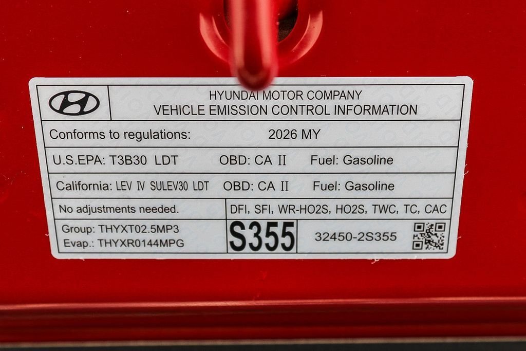 New 2026 Red Hyundai Limited image 27