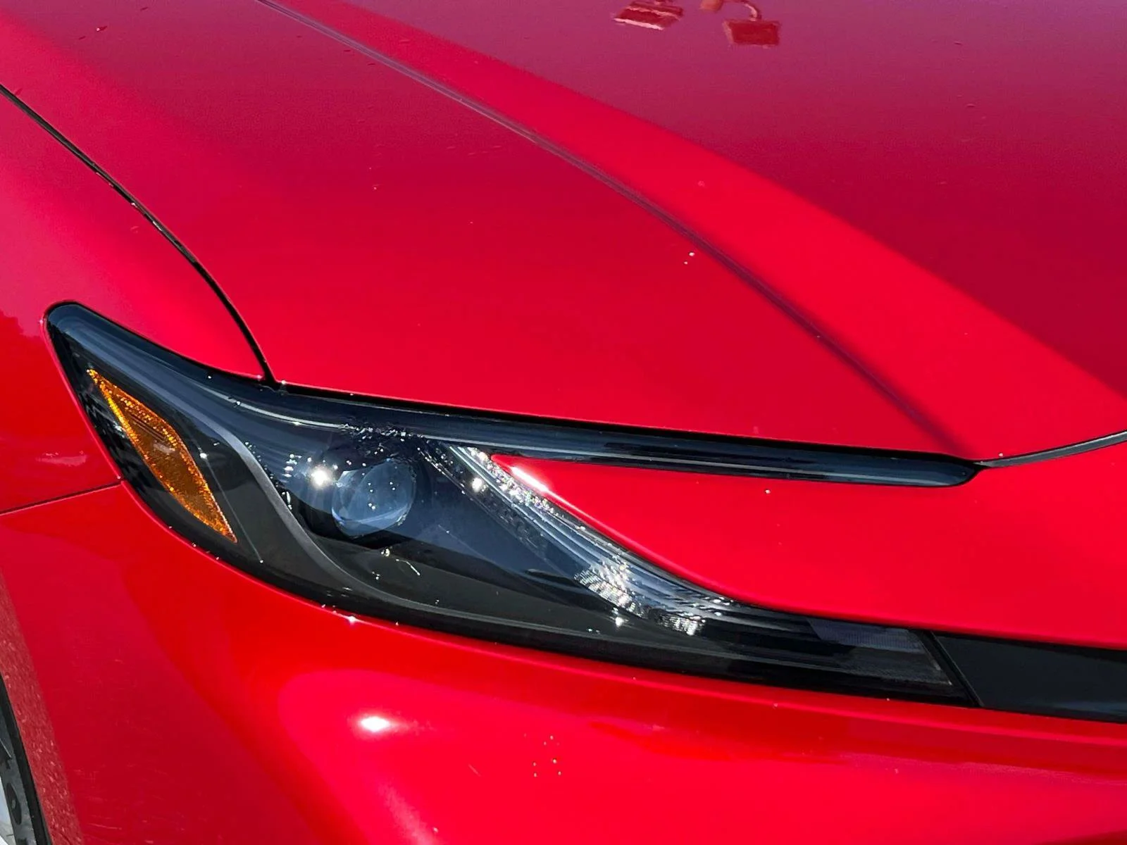 Used 2025 SUPERSONIC RED Toyota LE image 10