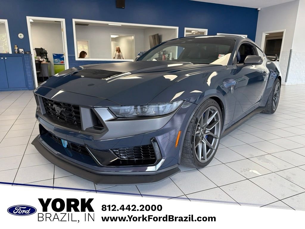 Used 2025 Blue Ford Dark Horse image 1