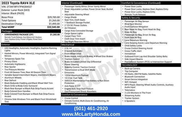 Used 2023 Gray Toyota XLE image 10