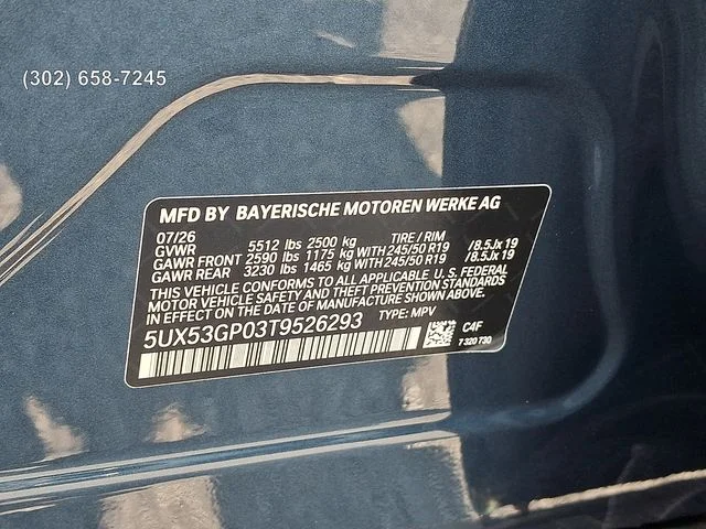 New 2026 Blue Metallic BMW 30 xDrive image 20