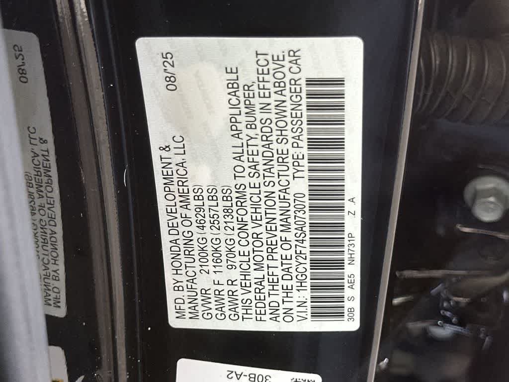Used 2025 Crystal Black Pearl Honda Sport-L image 29