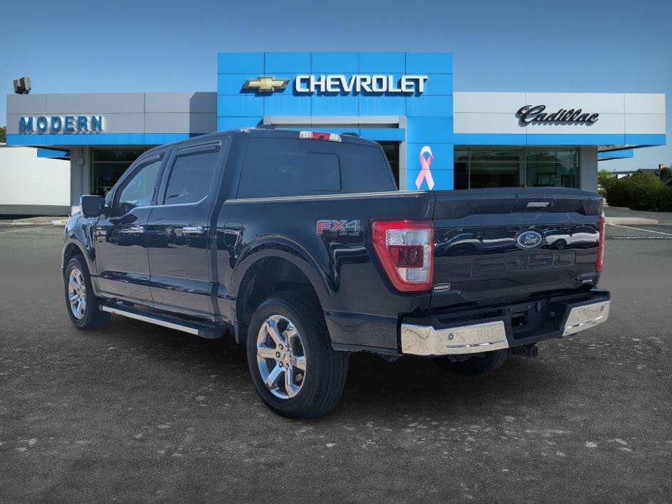 Used 2023 Antimatter Blue Metallic Ford LARIAT image 3