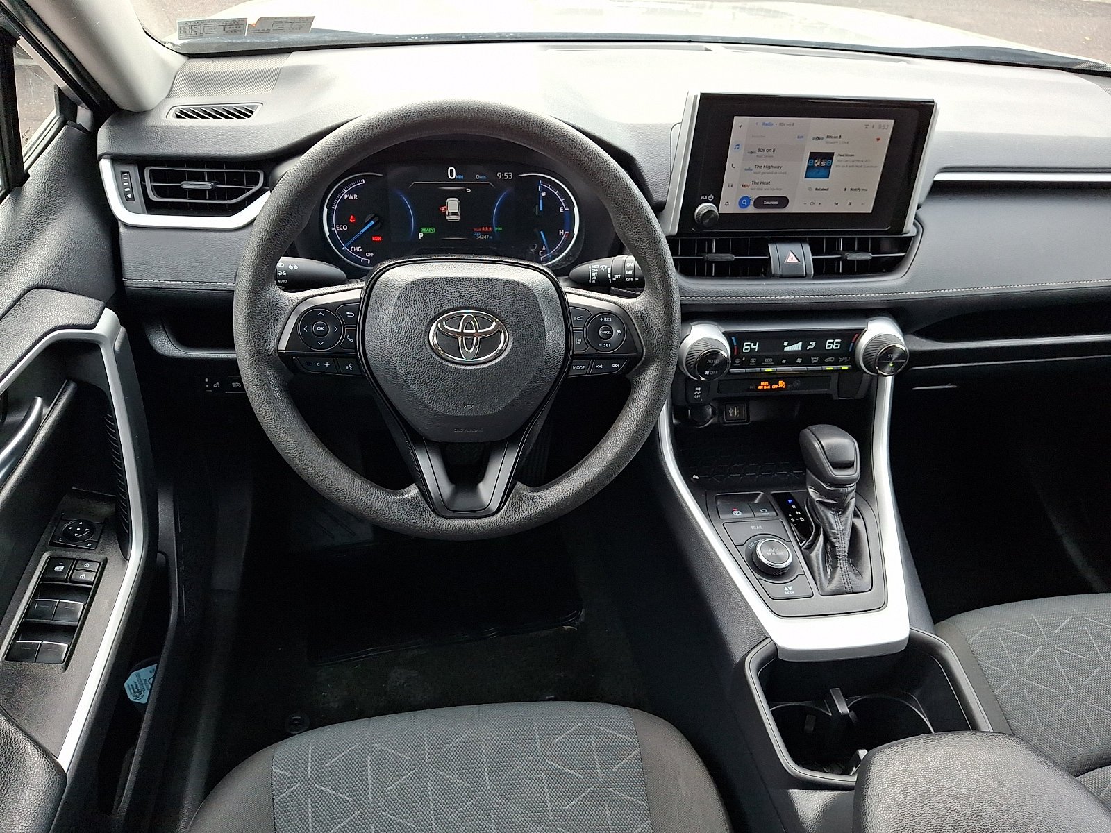 Used 2025 Silver Sky Metallic Toyota Hybrid XLE image 10