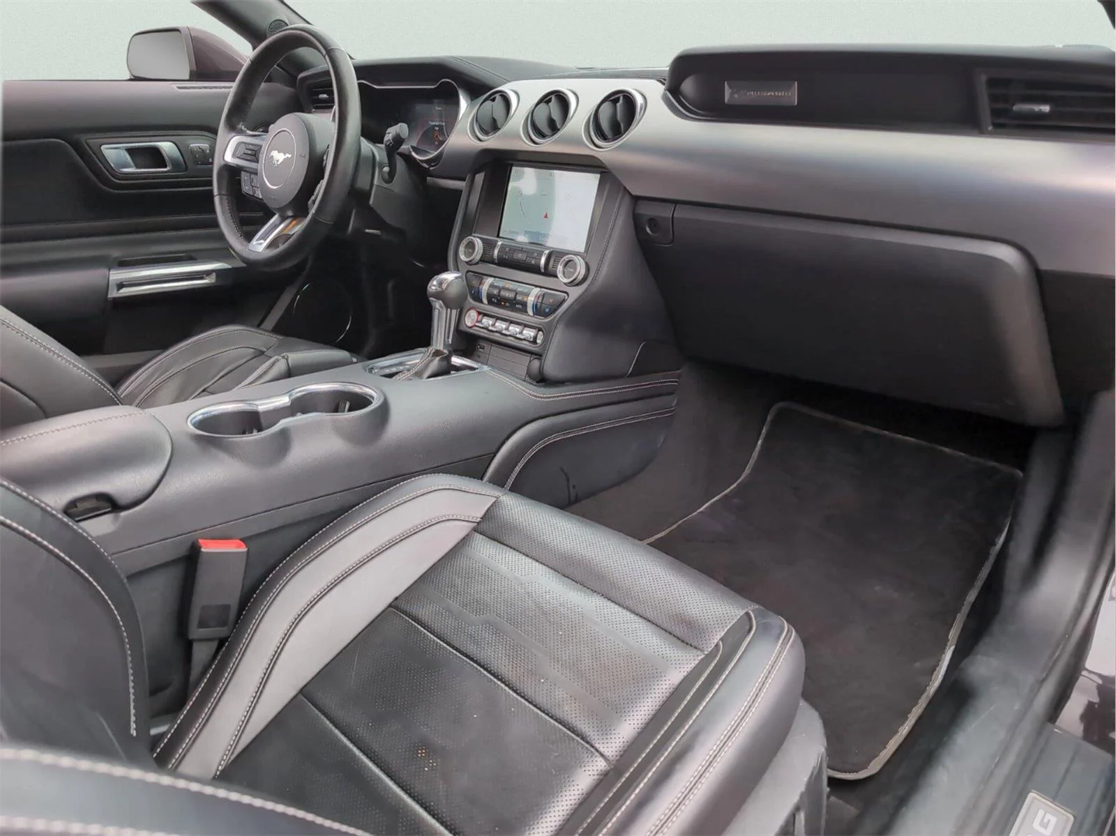 Used 2022 Dark Matter Gray Ford EcoBoost Premium image 9