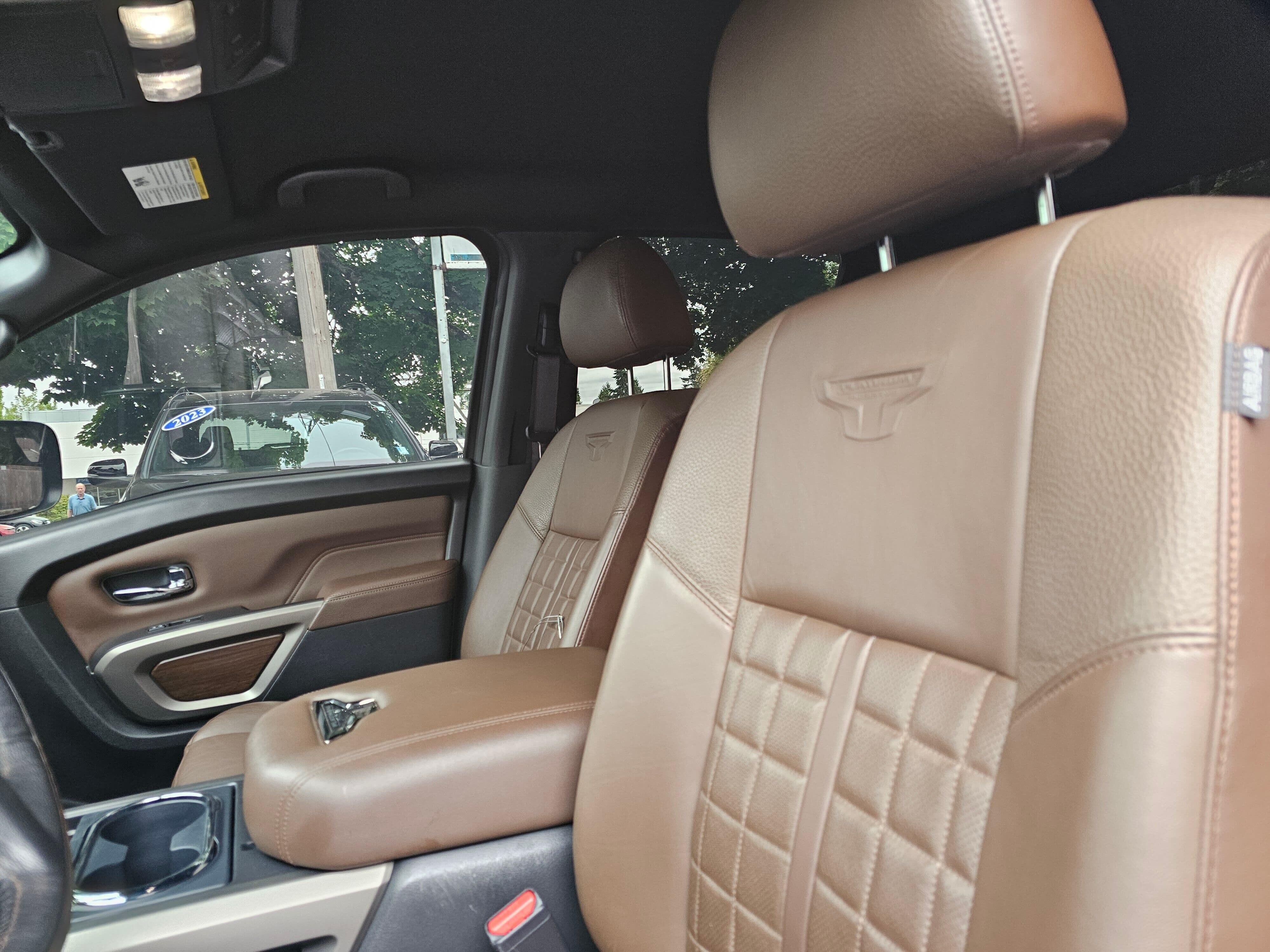 Used 2021 Super Black Nissan Platinum Reserve image 22