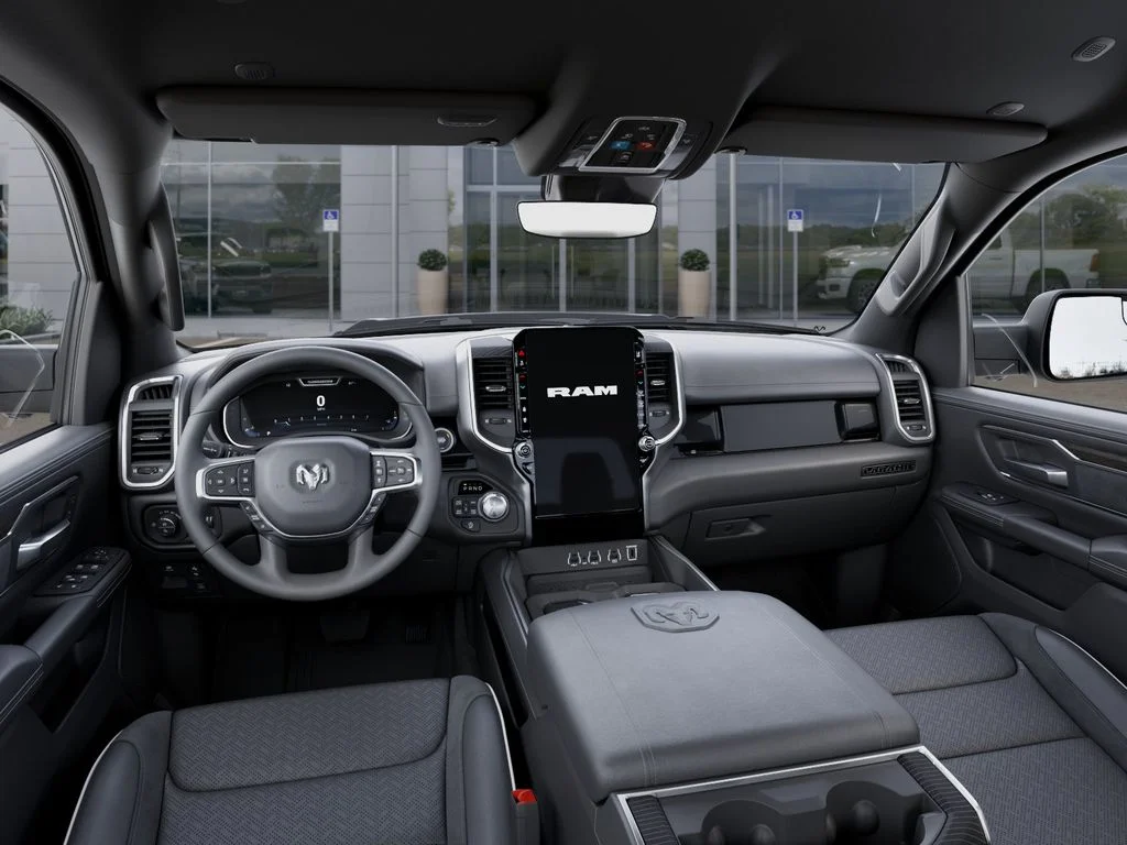 New 2026 Diamond Black Crystal Pearl-Coat Exterior Paint RAM Laramie image 15