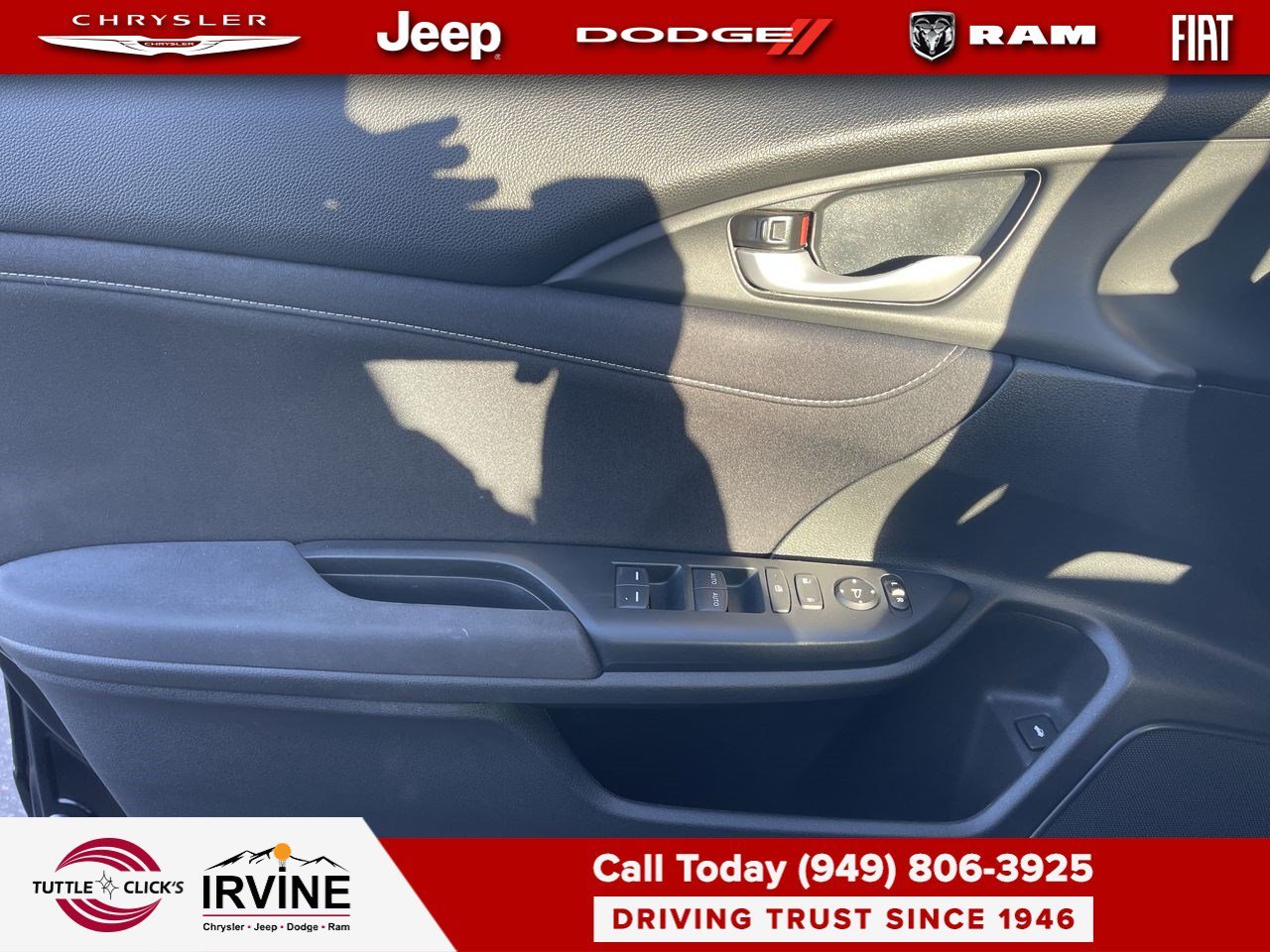 Used 2019 Crystal Black Pearl Honda EX image 21