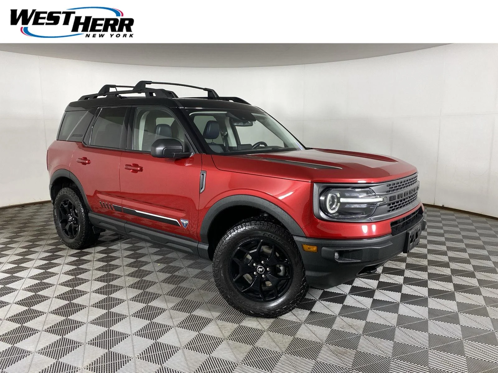 Used 2021 Rapid Red Metallic Tinted Clearcoat Ford First Edition image 1