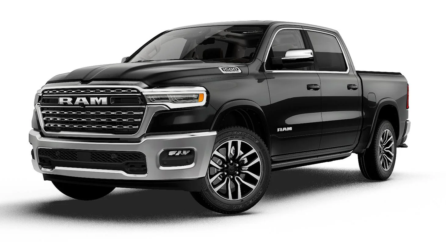 New 2027 Diamond Black Crystal Pearl-Coat Exterior Paint RAM Limited image 27