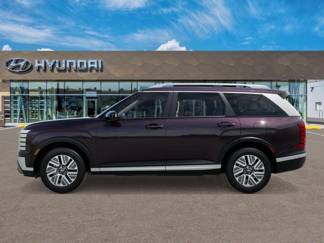 New 2027 Galaxy Maroon Pearl Hyundai SEL Premium 8P image 3