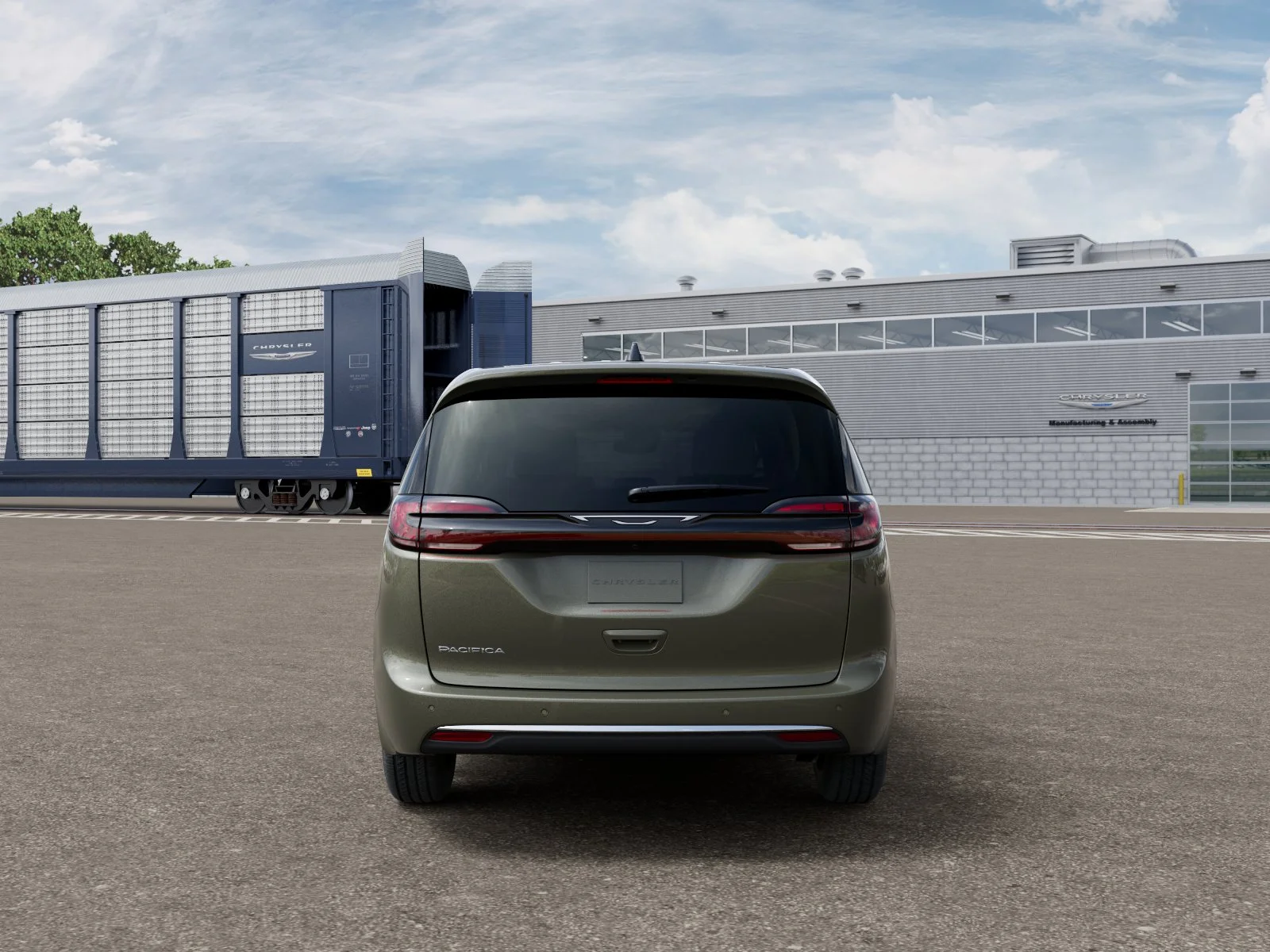 New 2027 Olive Green Pearl-Coat Exterior Paint Chrysler Select image 7