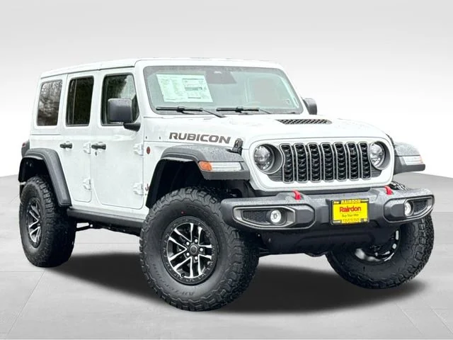 New 2026 Bright White Clear-Coat Exterior Paint Jeep Rubicon image 1