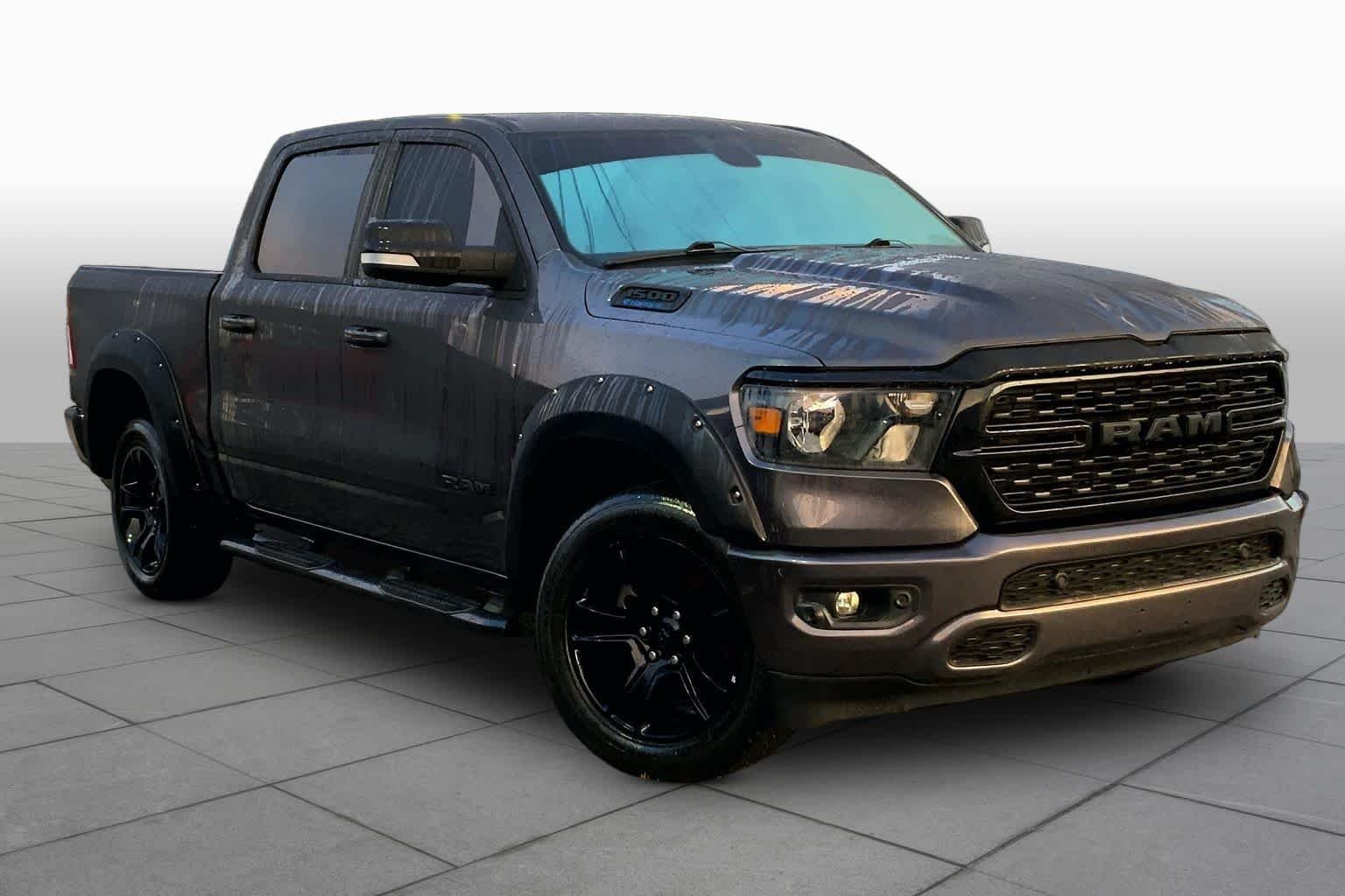 Used 2022 Granite Crystal Metallic Clearcoat Ram Big Horn image 3