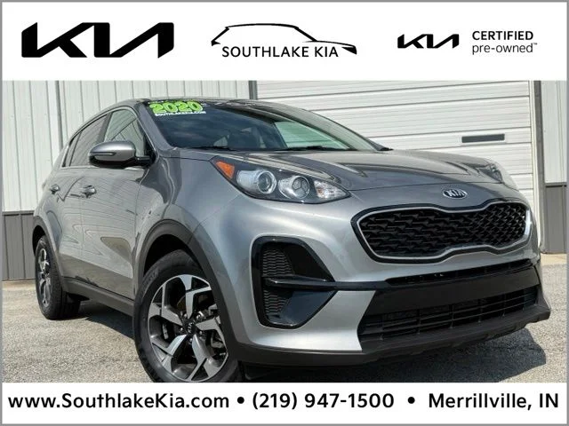 Used 2020 Gray Kia LX image 1