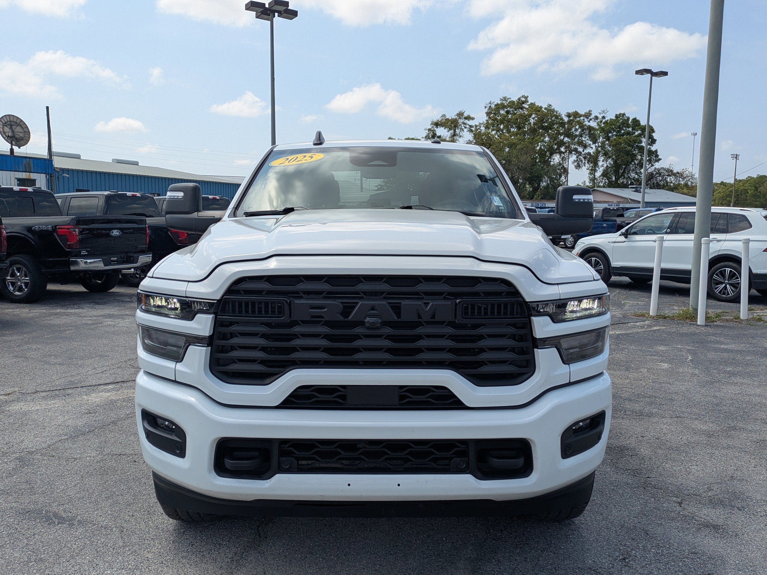 Used 2025 Bright White Clearcoat Ram Big Horn image 9
