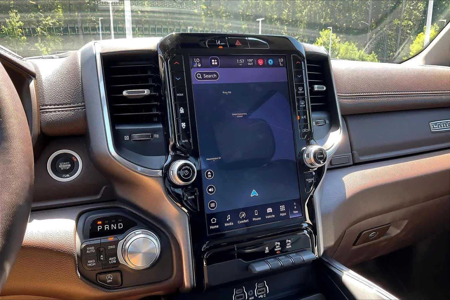 Used 2025 Diamond Black Crystal Pearlcoat Ram Laramie image 63