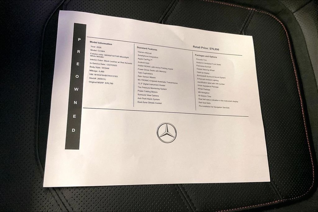 2026 Mercedes-Benz C-Class Sedan AMG C43 - Photo 22