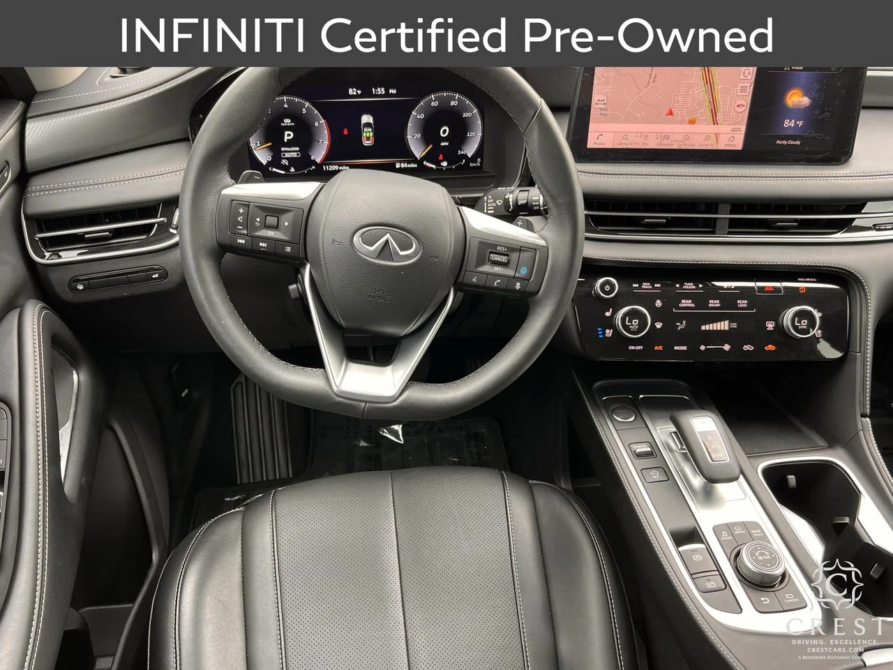 Certified Used 2025 Mineral Black INFINITI LUXE image 12