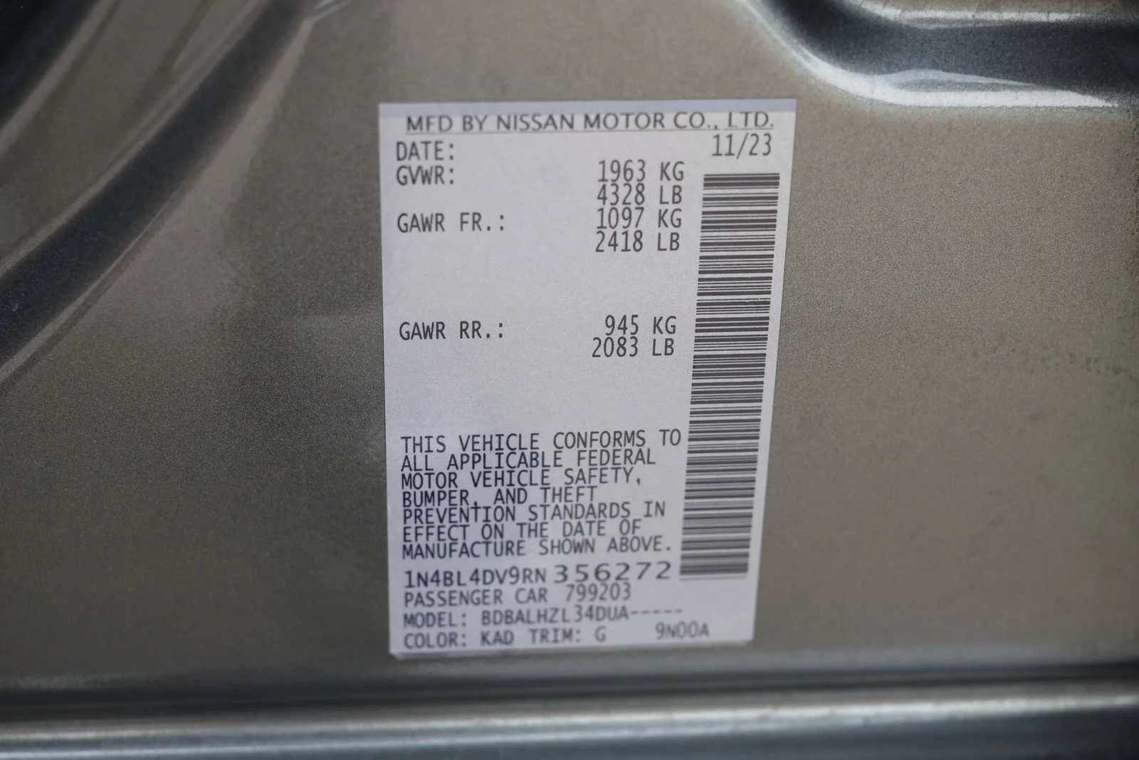 Used 2024 Gray Nissan 2.5 SV image 32