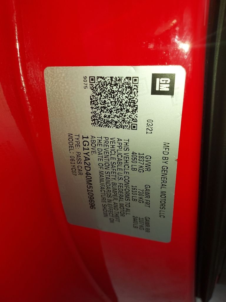 Used 2021 Red Chevrolet Stingray image 23