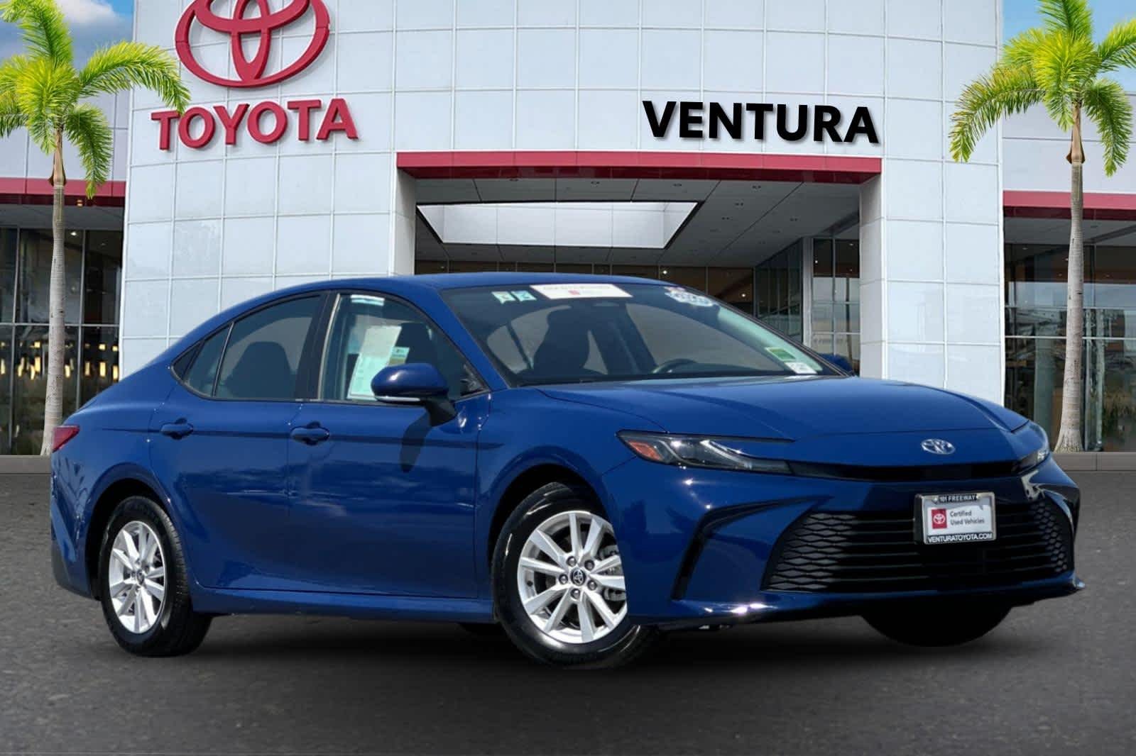 Certified Used 2025 Reservoir Blue Toyota LE image 2