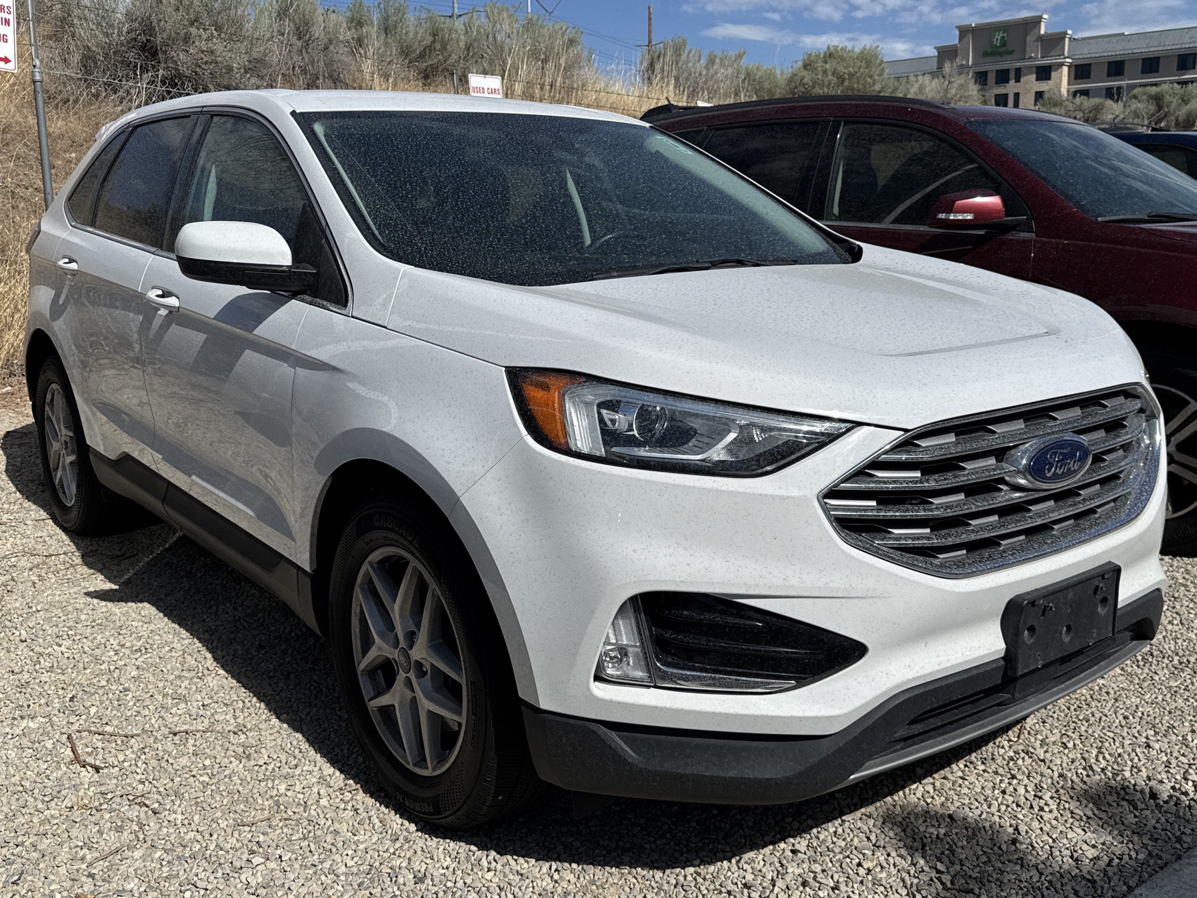 Used 2021 White Ford SEL image 2