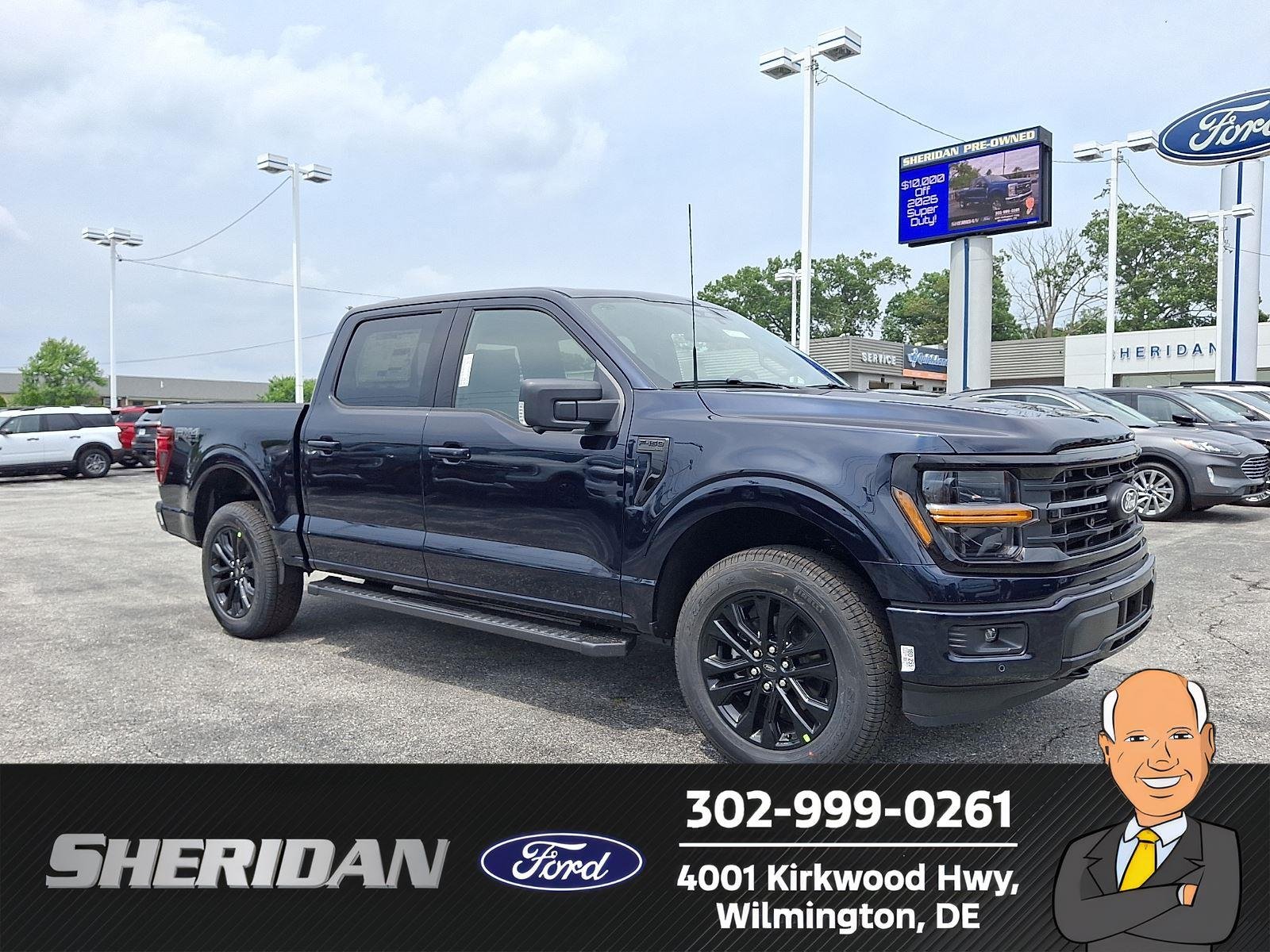 New 2026 Antimatter Blue Metallic Ford XLT image 1