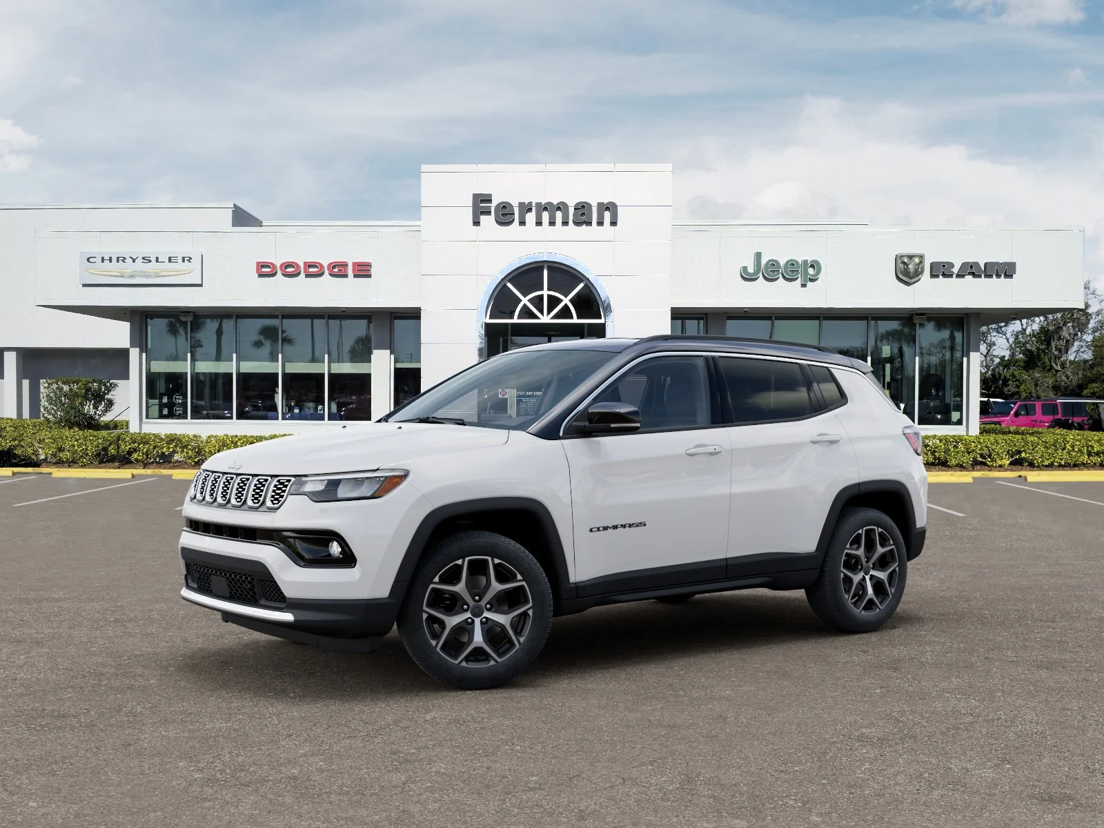 New 2026 Bright White Clear-Coat Exterior Paint Jeep Limited image 36