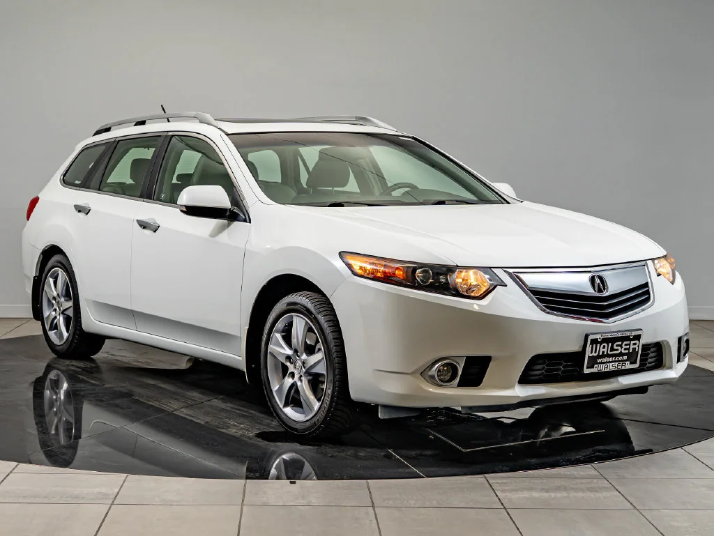 Used 2012 Bellanova White Pearl Acura 5dr Sport Wgn I4 Auto Tech Pkg image 12