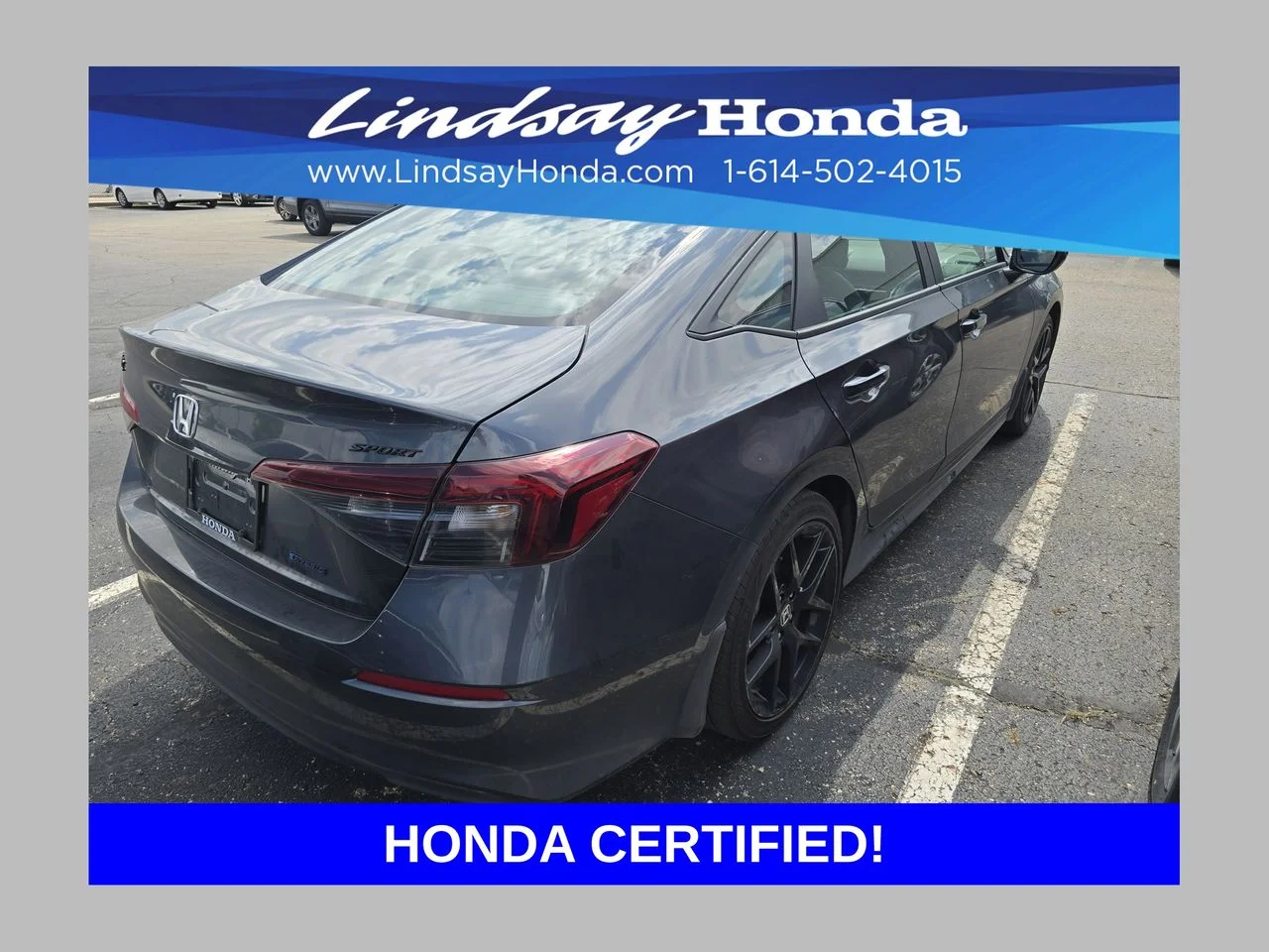 Certified Used 2026 Meteorite Gray Metallic Honda Sport image 1