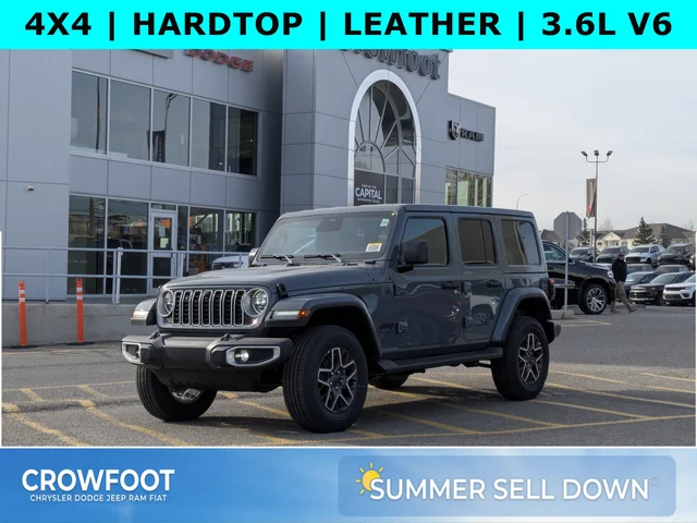2026 Jeep Wrangler Sahara - - McKinley Leather - Body-Color Top - Alpine Audio - Remote Start & tons more!