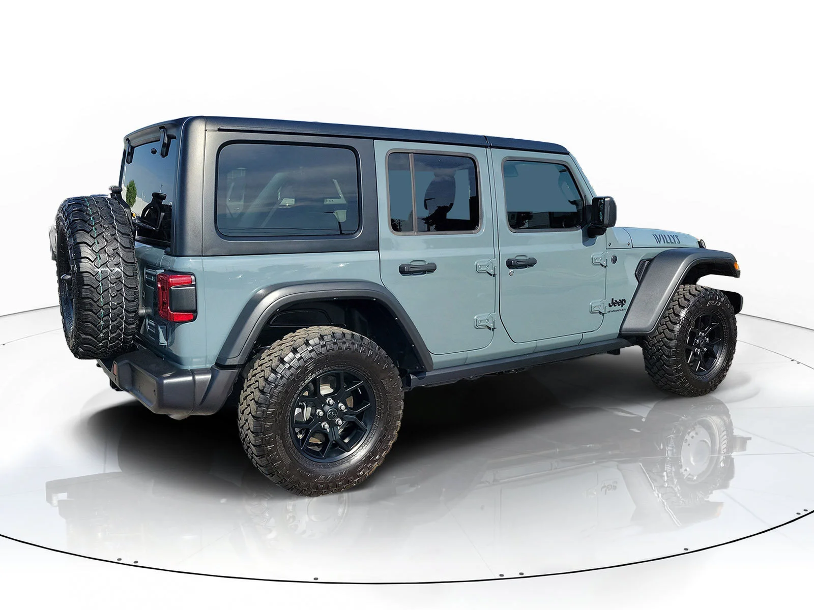 Certified Used 2025 Gray Jeep Willys image 3