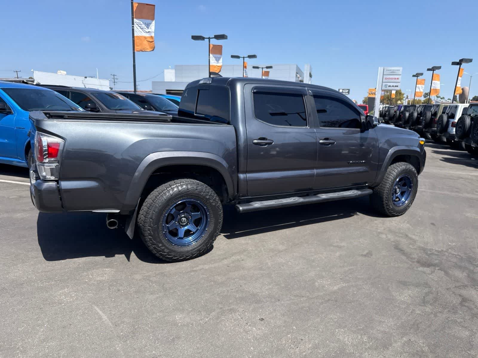 Used 2021 Magnetic Gray Metallic Toyota TRD Sport image 11