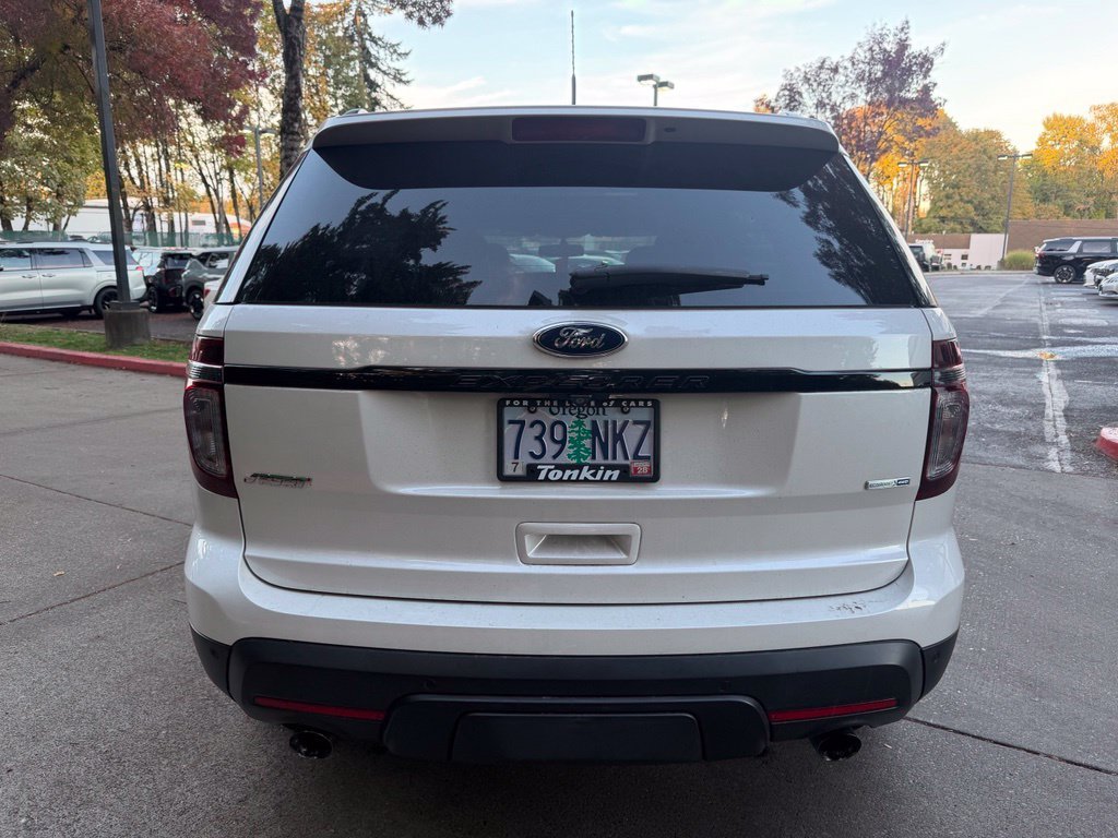Used 2015 White Platinum Clearcoat Metallic Ford Sport image 5
