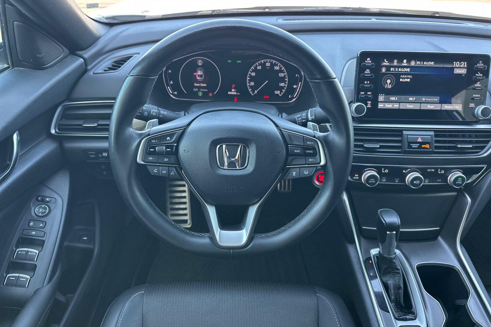 Used 2020 Platinum White Pearl Honda Sport image 14