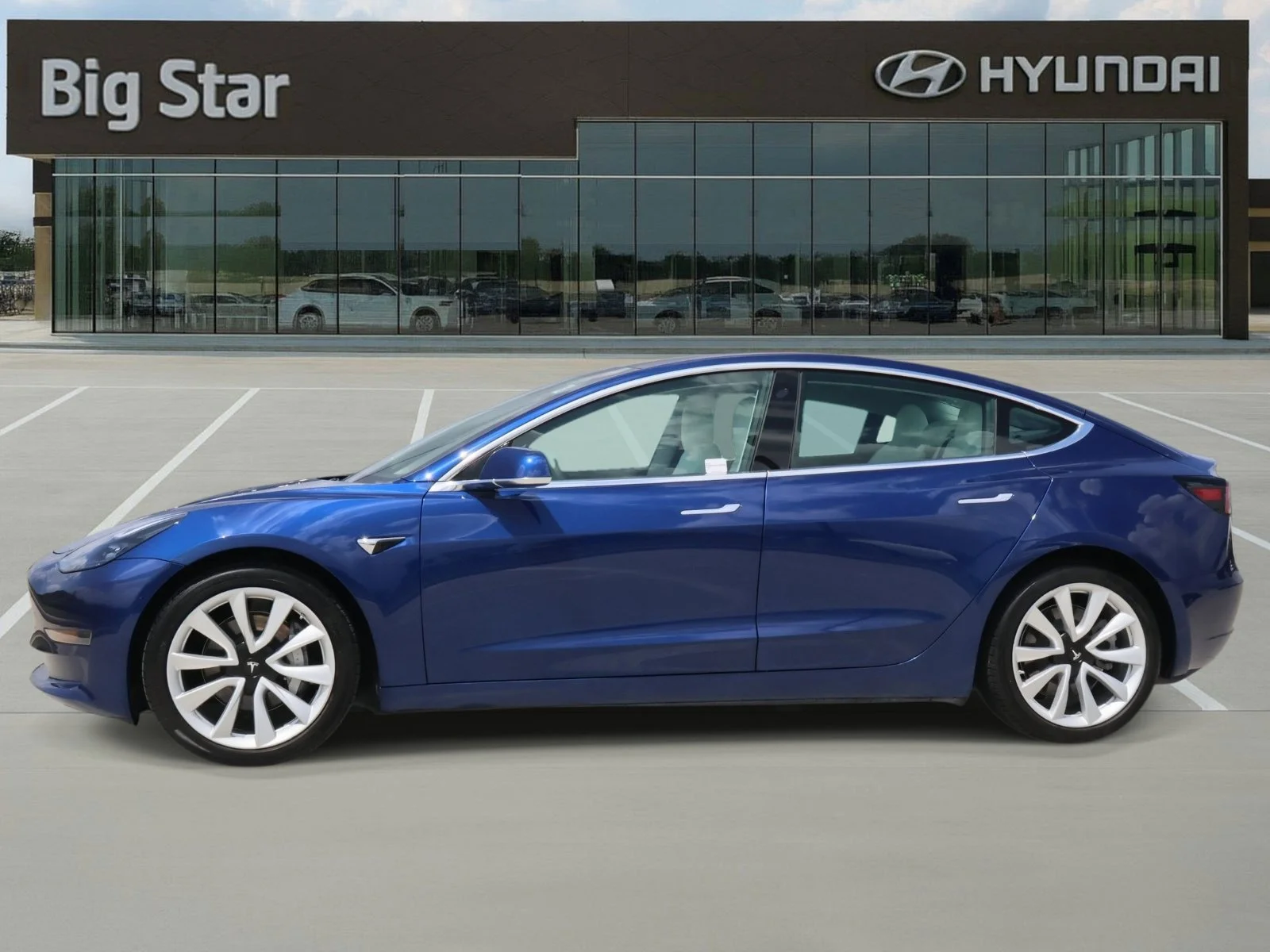 Used 2019 Tesla Model 3 Base with VIN 5YJ3E1EA0KF538093 for sale in Webster, TX